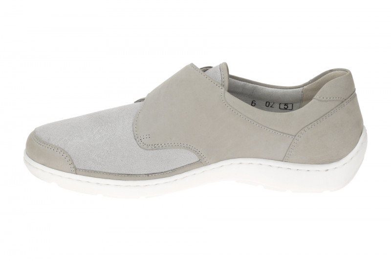 Waldläufer Henni Slipper Schuhe stein grau H-Weite 496H31