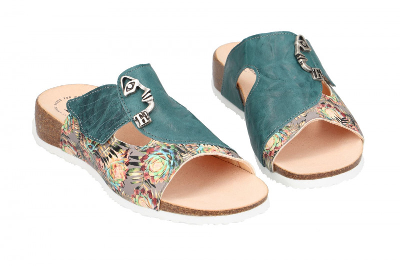 Think Mizzi Pantolette blau effekt 4-84353-99