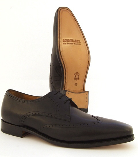 Gordon & Bros. 3199 Schuhe schwarz rahmengenäht