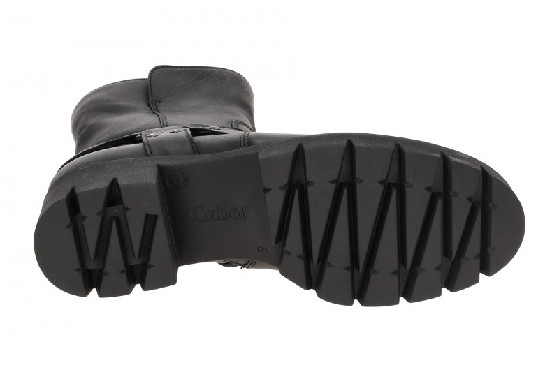 Gabor Stiefelette schwarz Biker Boots 71.713.27