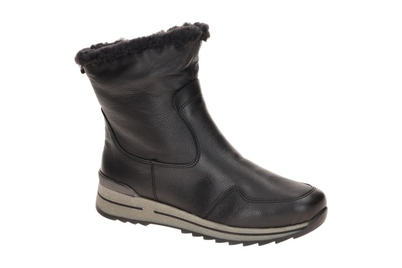 ARA Osaka Winter Schlupf Stiefel schwarz H-Weite 12-24591