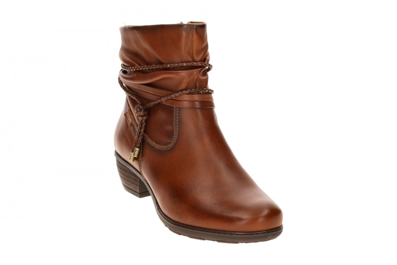 Pikolinos Utiel Stiefelette braun Flecht-Band W7P-8500