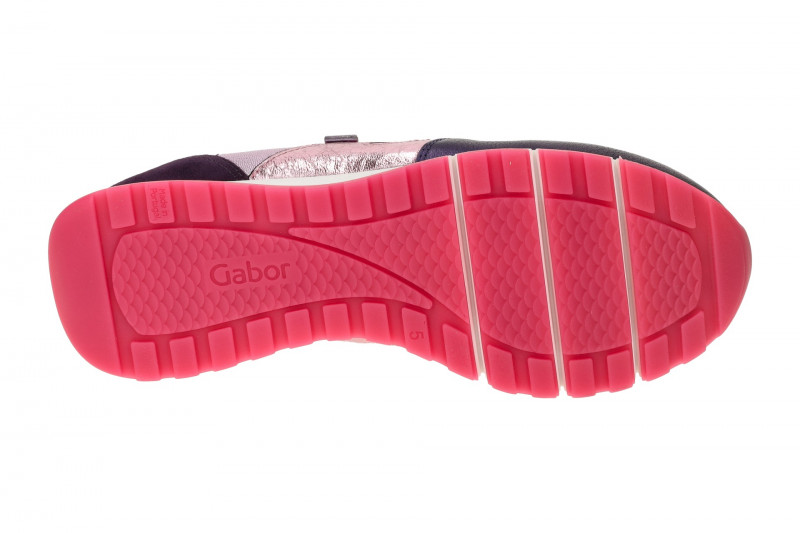 Gabor comfort Sneaker Schuhe lila metallic 62.488.58