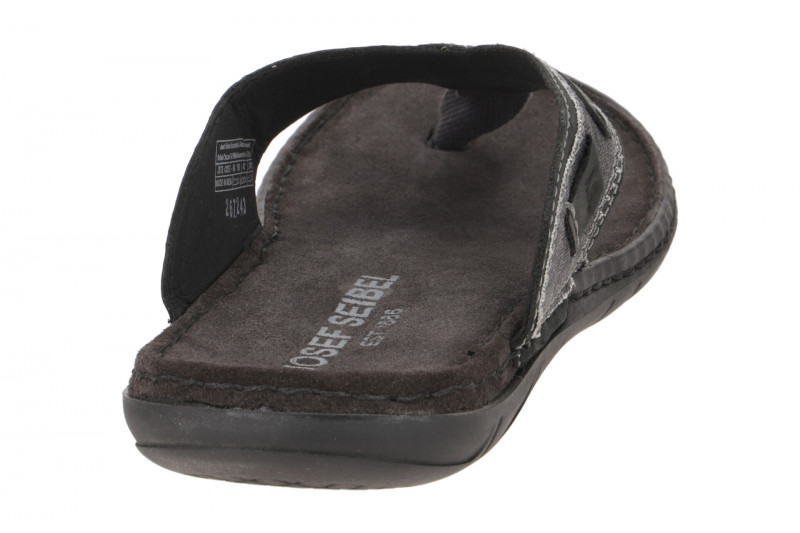 Josef Seibel Paul 57 Pantolette Zehentrenner schwarz