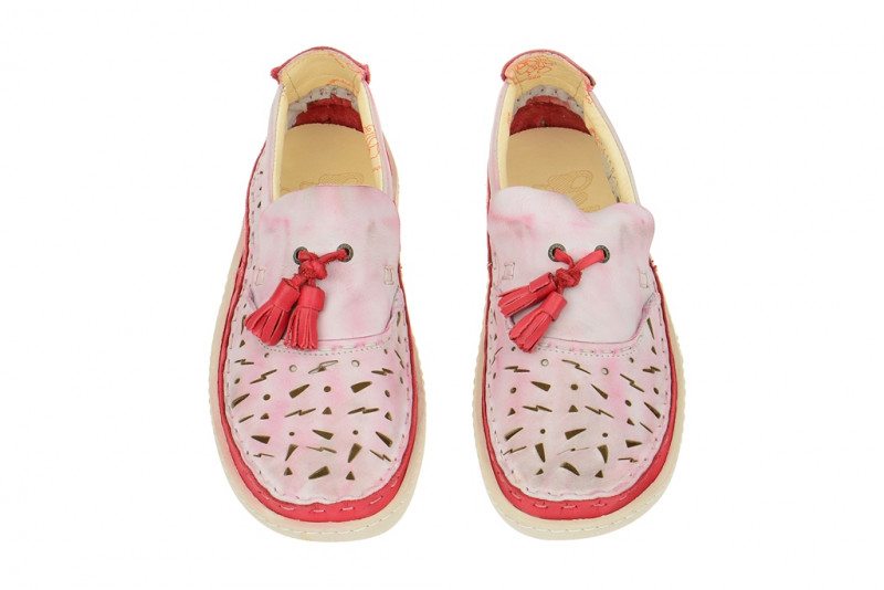 Eject Slipper eJECT weiß rot schattiert