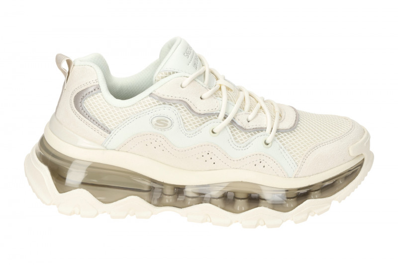 Skechers Uno Chaos Schuhe weiß beige Chunky Sneakers 177935