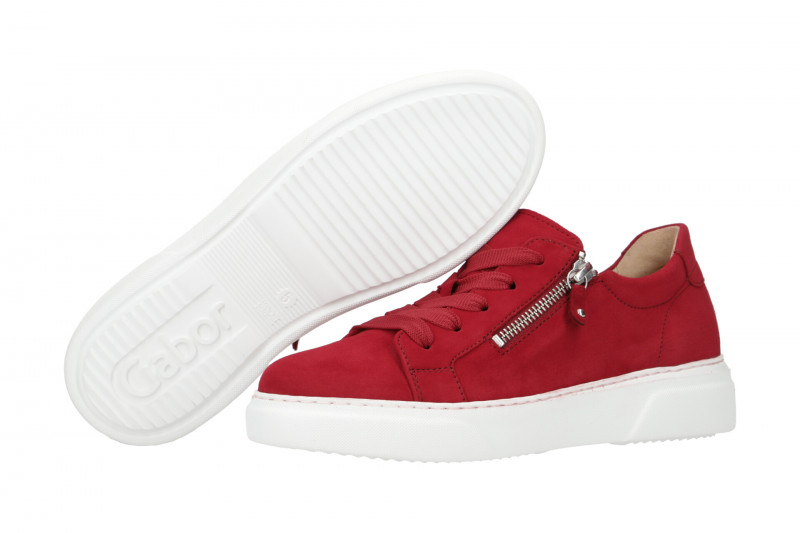 Gabor Schuhe rot rubin Damen Sneakers 314