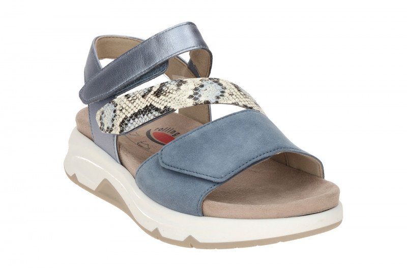 Gabor RollingSoft Sandale blau kombi 86.882.26