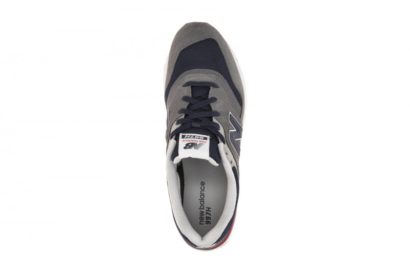New Balance 997H Schuhe Sneakers grau blau Velour