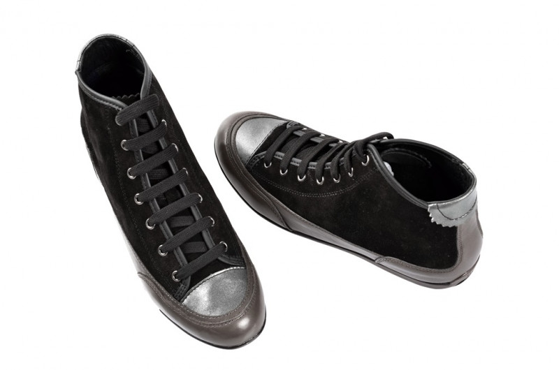 Geox New Moena Stiefelette schwarz grau D3460C