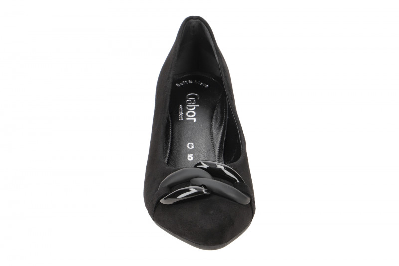 Gabor comfort Pumps schwarz Kette 32.153.47