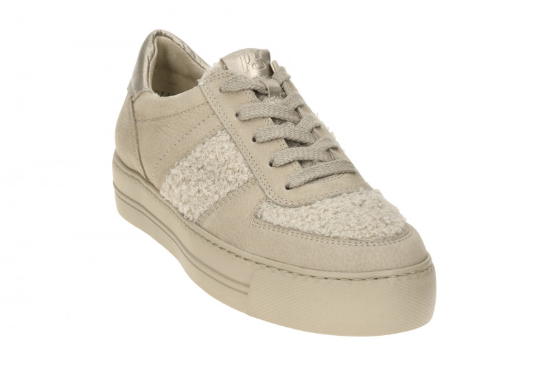 Paul Green Sneaker Schuhe beige Nubuck Fell 5487