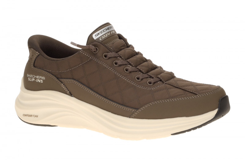 Skechers Contour Foam Schuhe braun Slip-Ins 232619