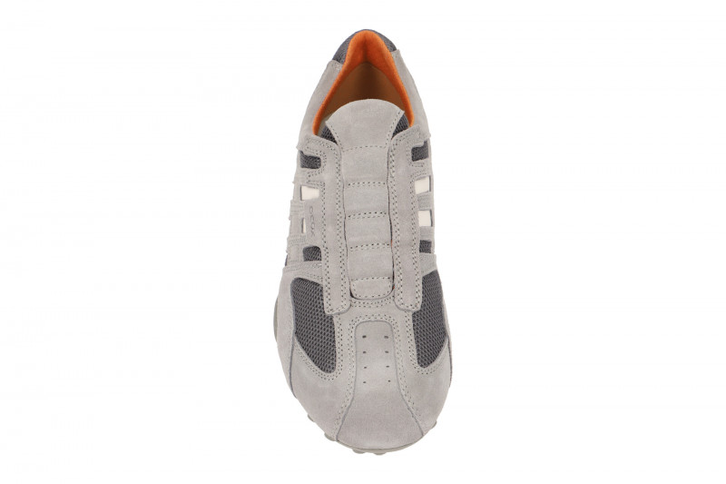Geox Snake Slipper Schuhe grau orange U4207L