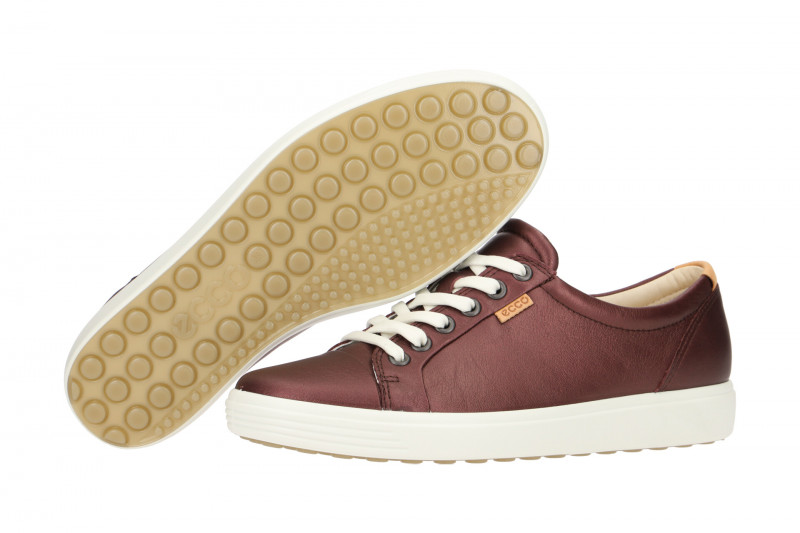 Ecco Soft 7 Schuhe lila metallic Sneakers