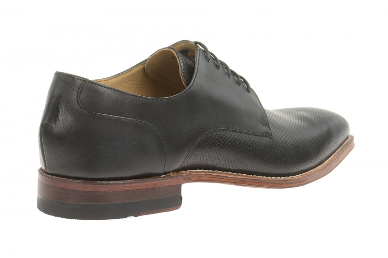 Gordon & Bros Milan Schuhe schwarz perforiert 4374-G
