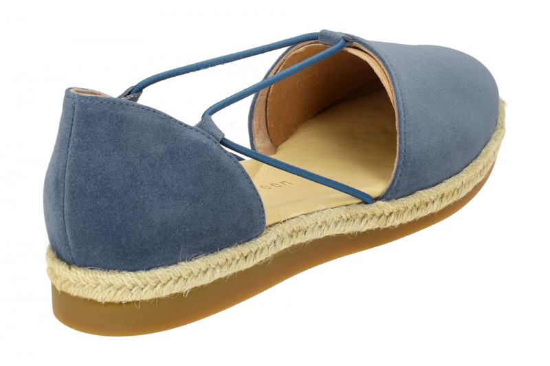 Paul Green Schuhe Espadrilles blau Velour 2856