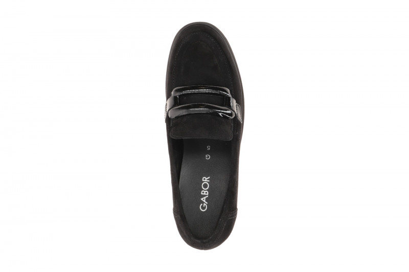 Gabor Fashion Schuhe Slipper schwarz Hochfrontpumps 4007.02.001