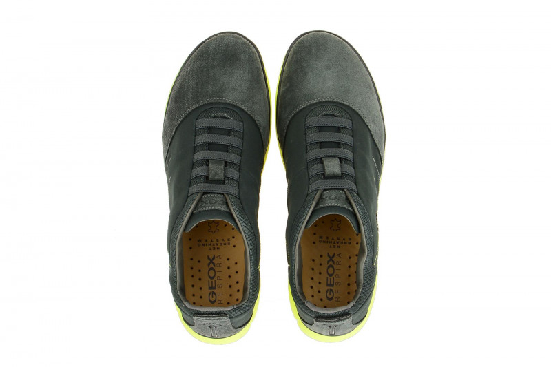 Geox Nebula Schuhe grau Sohle gelb