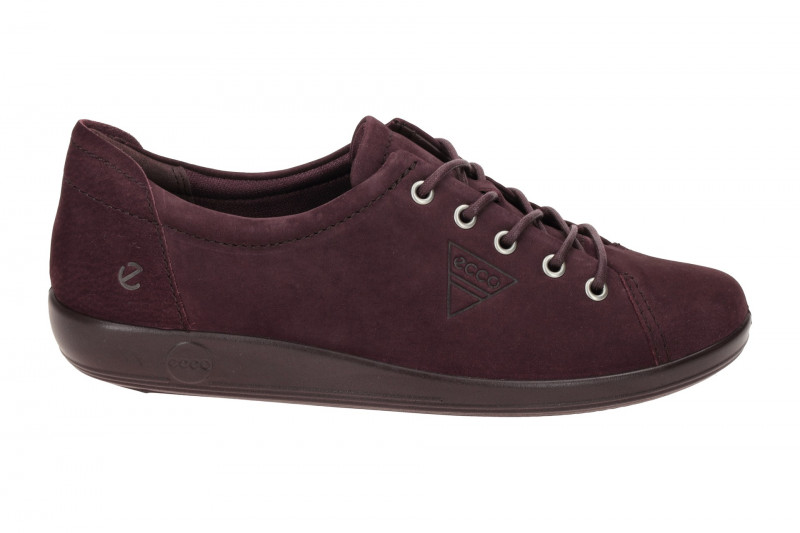 Ecco Soft 2 Schuhe lila Damen Schnürer 206503