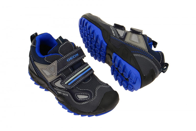 Geox Respira Jungen Schuhe Savage ABX in dunkelblau Amphibiox