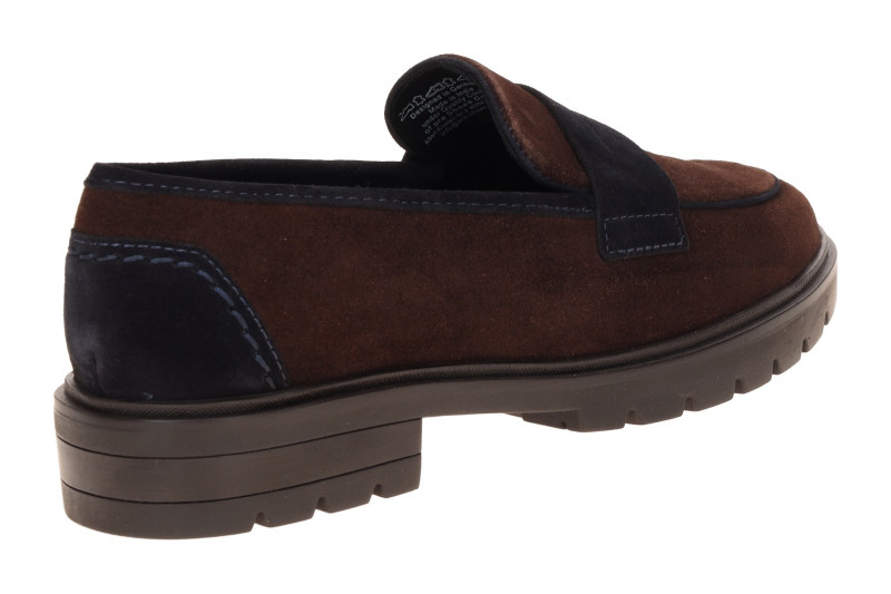 ARA Cambridge Slipper braun Velour Loafer 12-11229