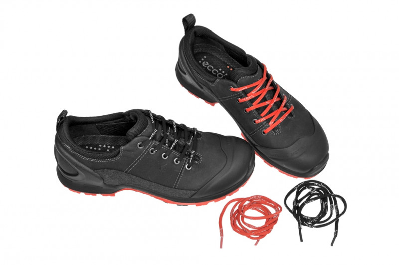 Ecco Biom Terrain Schuhe in schwarz orange Yakleder Gore-Tex