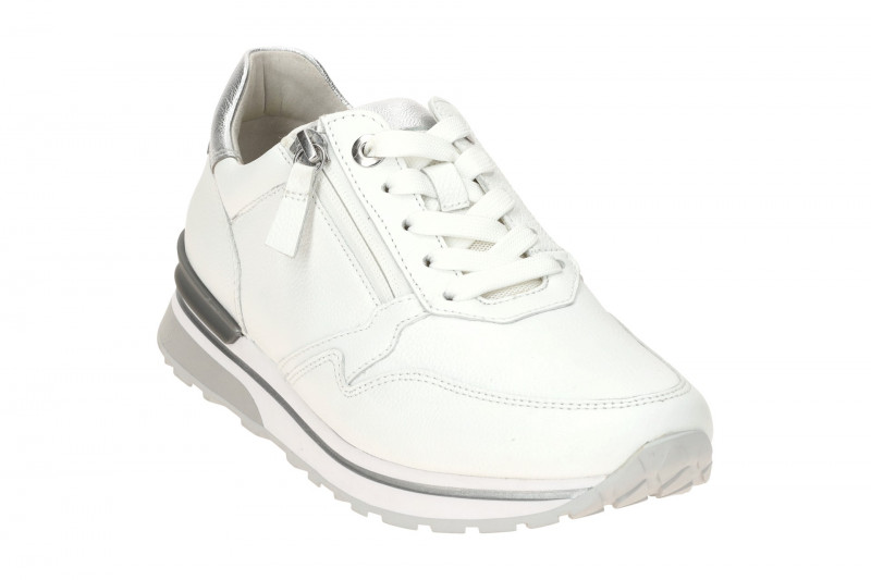 Gabor Sneaker Schuhe weiß silber G-Weite 66.347.51