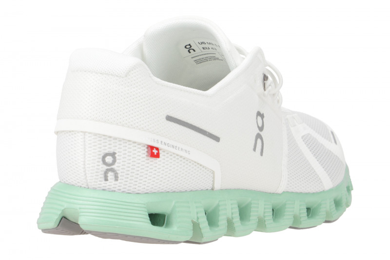 on Cloud 5 Schuhe weiß hellgrün Herren Sport 59.98369