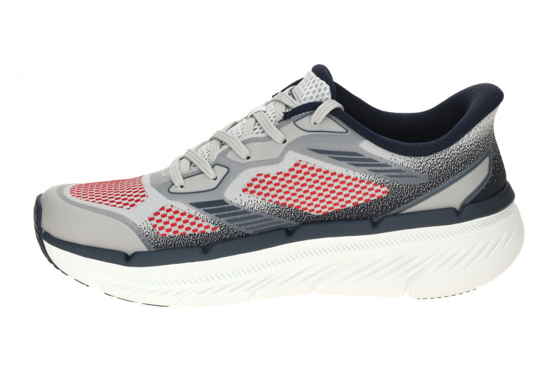 Skechers MAX CUSHIONING Premier Schuhe grau blau Sport Slip Ins