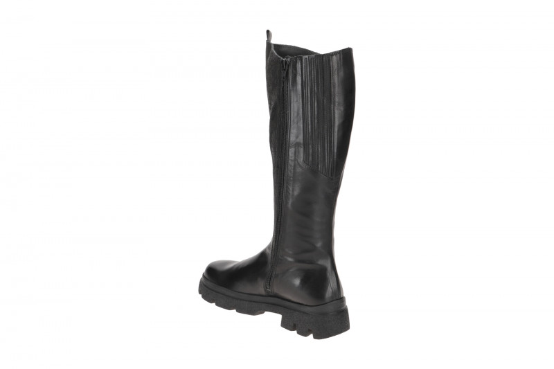 Think Kangae Plateau Schaft Stiefel schwarz Effekt 673