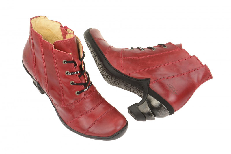Eject elegante Stiefelette Multy rot