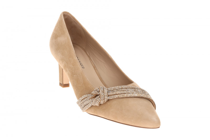 Peter Kaiser Pumps braun hazel Strass Glitzer 72406