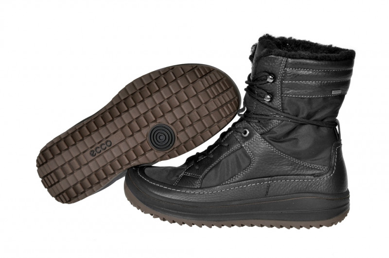 Ecco Trace Stiefel in schwarz Warmfutter Gore-Tex