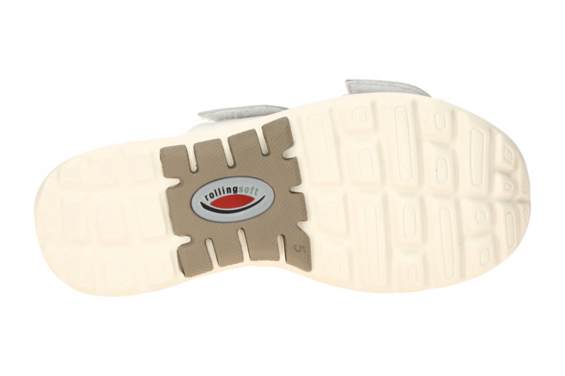 Gabor RollingSoft Pantolette weiß offwhite Lack 66.811.90