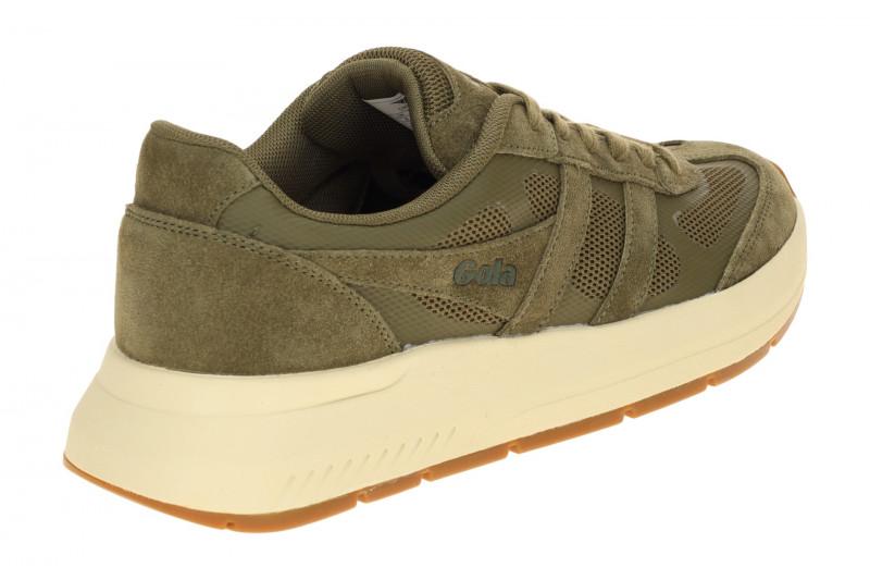 Gola Seattle Trainer Schuhe Sneakers grün khaki Herren CMB917LN