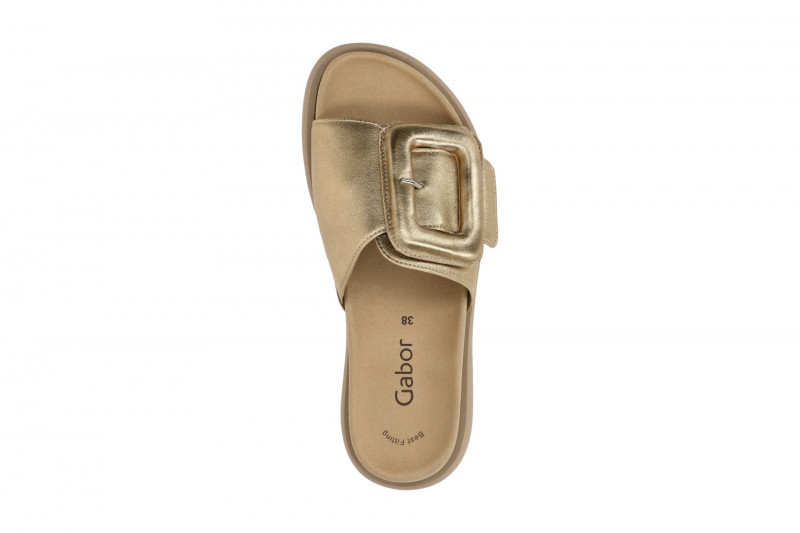 Gabor Plateau Pantolette gold metallic 63.751.63