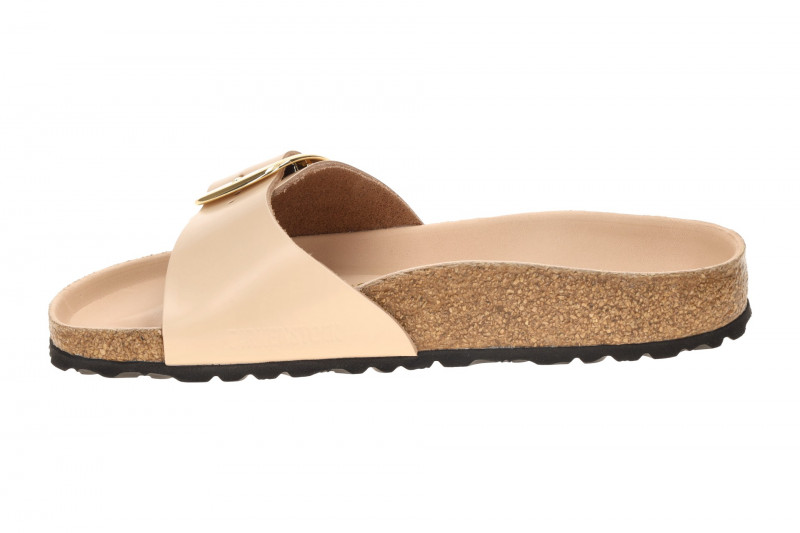 Birkenstock Madrid Big Buckle Pantolette rosa Lack SCHMAL 1031823