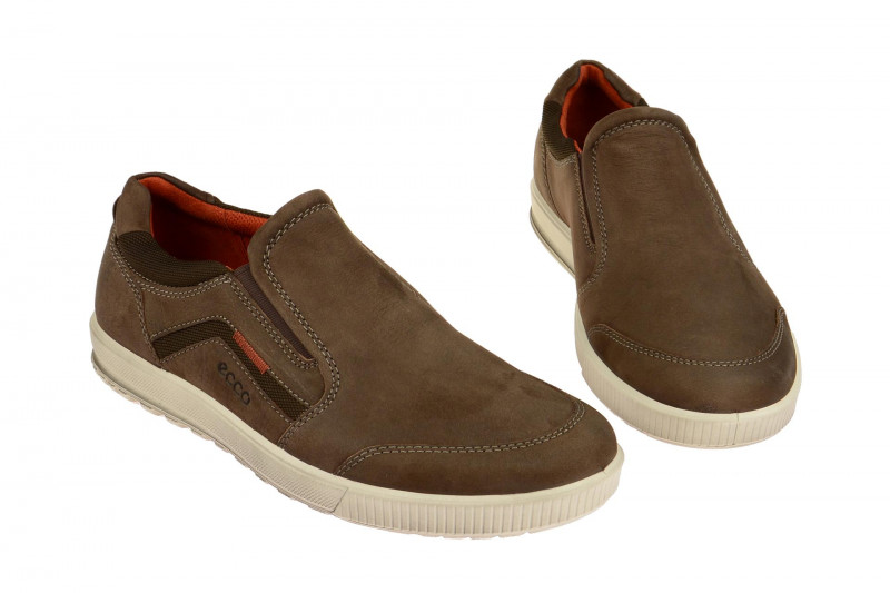 ecco Ennio Schuhe braun Herren Slipper