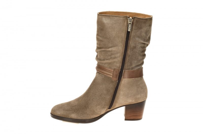 Pikolinos Zamora Stiefel grau taupe gerafft W0E-9787SEC1