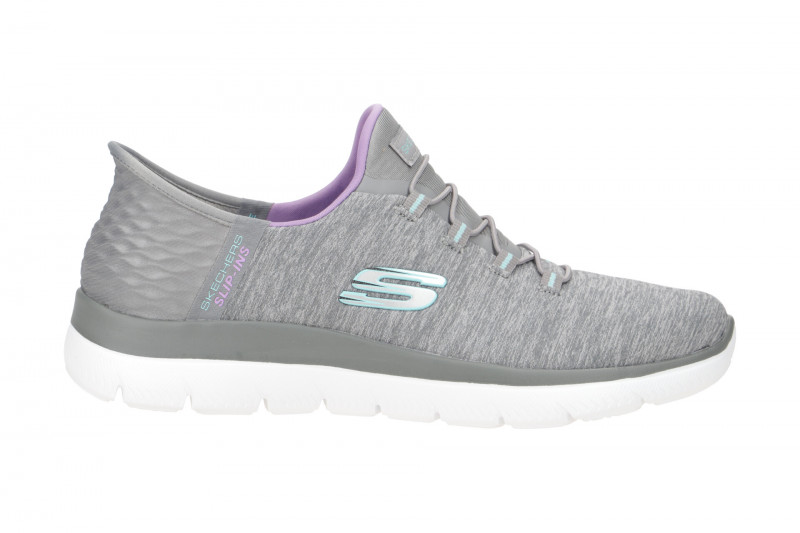 Skechers Summits Schuhe grau weiß SLIP-INs 149937