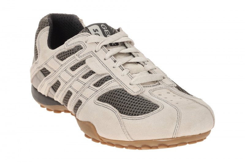 Geox Snake Schuhe hellgrau sand U55MNA