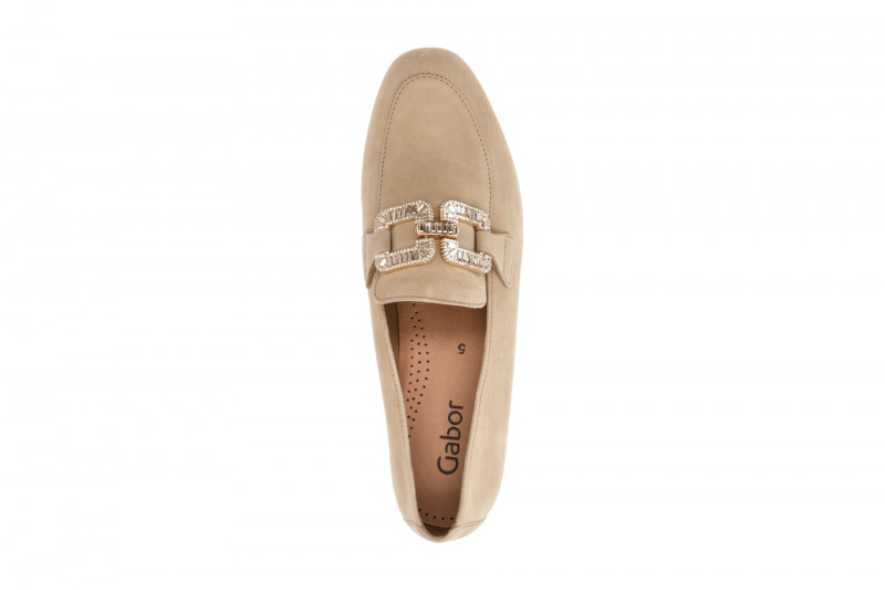 Gabor Schuhe Slipper beige caramel gold 65.210.14