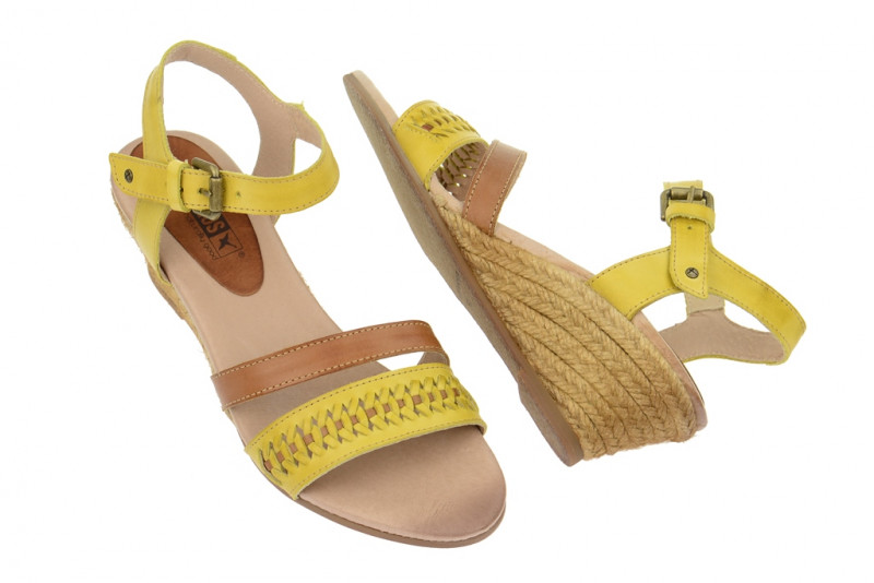 Pikolinos Keil Sandalette - Cullera sol gelb - 976-8111