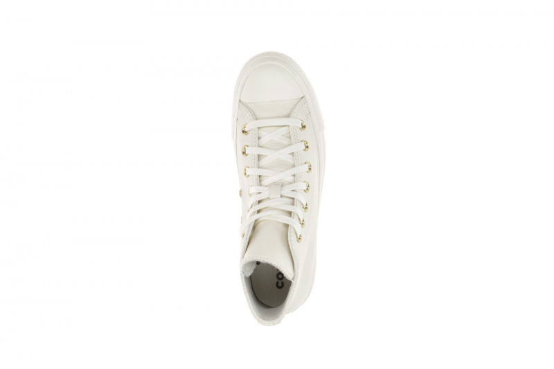 Converse Schuhe Chuck Taylor All Star weiß creme Hi Leder