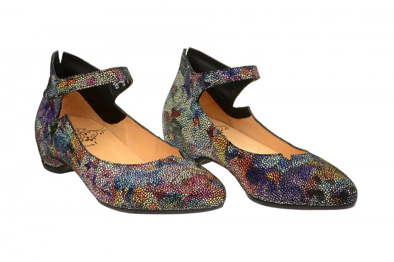Think Imma Schuhe buntes Blumen Muster - 5-85739-03