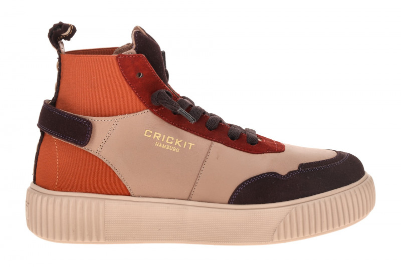CRICKIT Rebeka Stretch Mid Sneaker taupe braun bunt