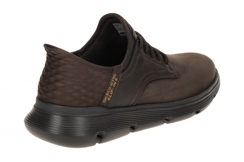 Skechers Garza Slipper Schuhe braun Hands Free 205046