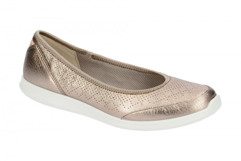 Ecco Sense Ballerina grau metallic