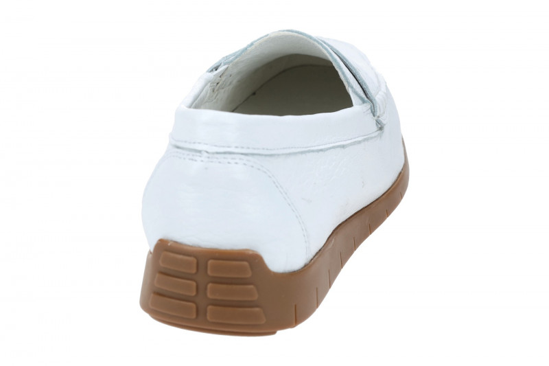 Waldläufer Lucy Slipper Mokassin weiß H-Weite 785502